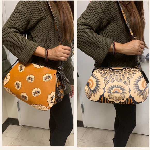 Valentino mime runway printed Hobo NWT $3695 - Picture 8 of 14